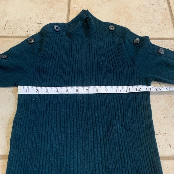 REPEAT Cashmere Ribbed Turtleneck Sweater Dress - Size 36 / XS - Picture 3 of 6